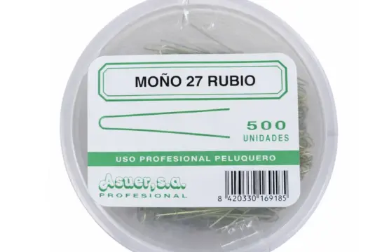 Asuer Horquilla Cabello Moño Profesional 27 Rubio 500uds